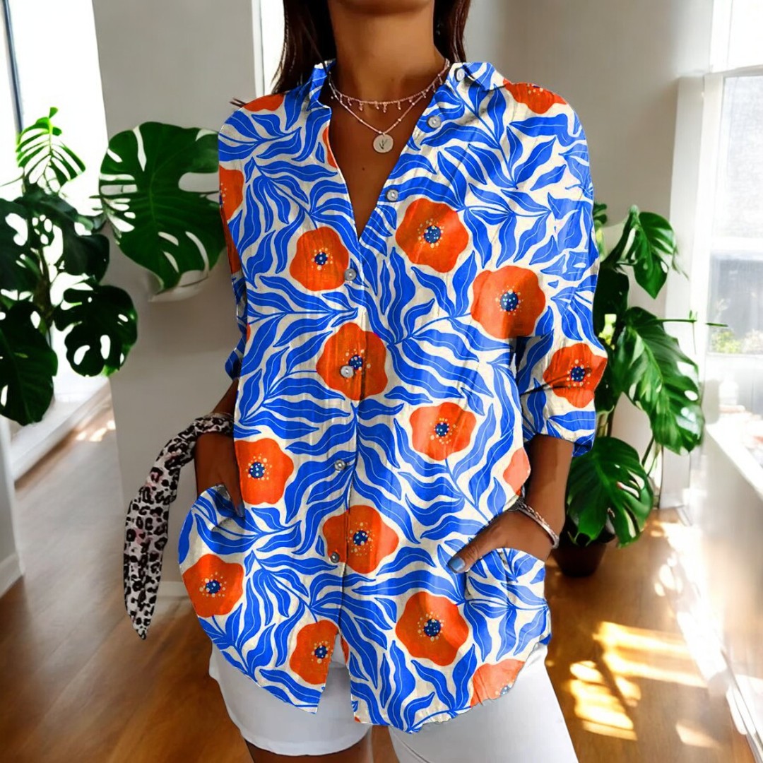 Lightweight Floral Women's Summer Casual Top