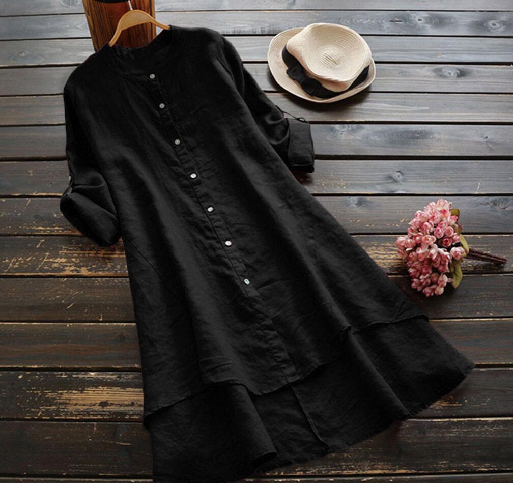Ladies' Classic Crew Neck Long Sleeve Dress