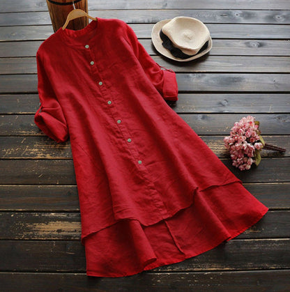 Ladies' Classic Crew Neck Long Sleeve Dress
