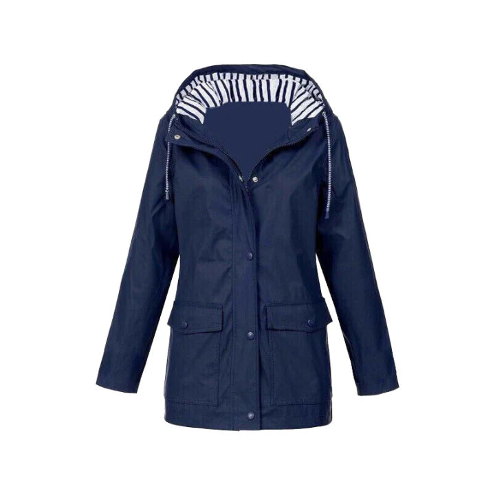 Ladies' Rainproof Zip Up Coat