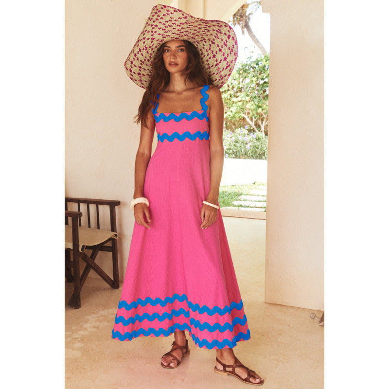 Summer Floral Tank Maxi Dress