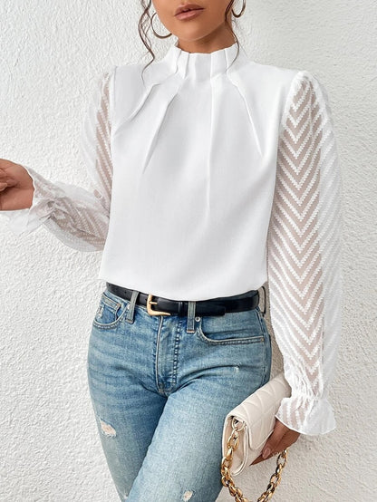 Ladies Floral Button Down Shirt