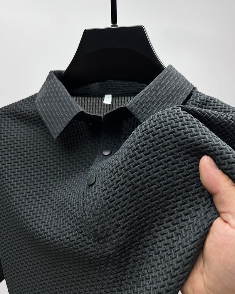 Men's T Shirt - Premium Comfort Button Closure-1
