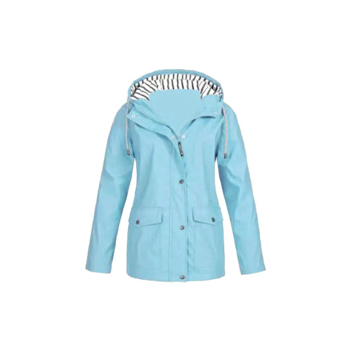 Ladies' Rainproof Zip Up Coat