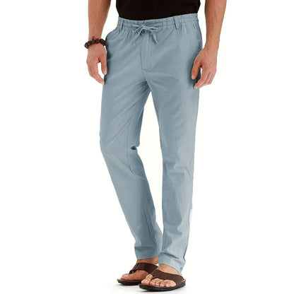 Men's Fitted Elastic Waist Pants