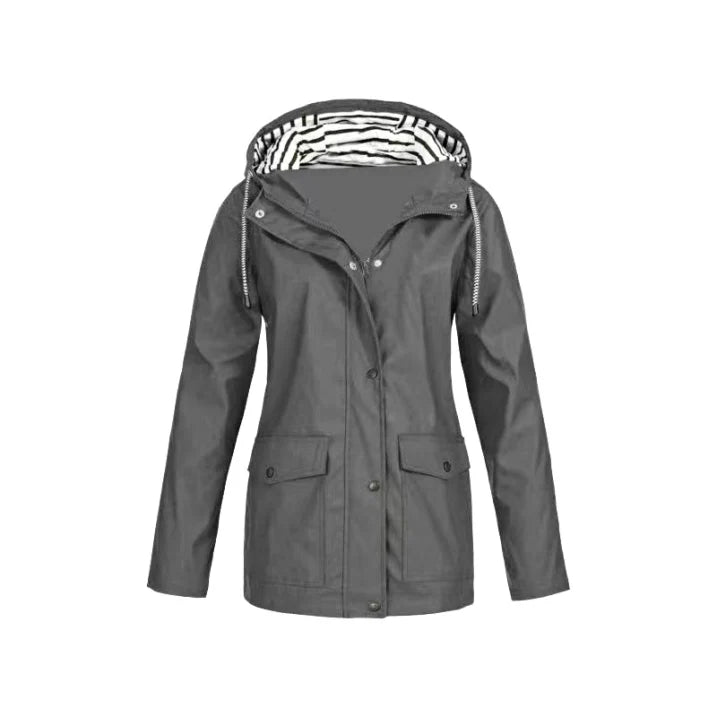 Ladies' Rainproof Zip Up Coat