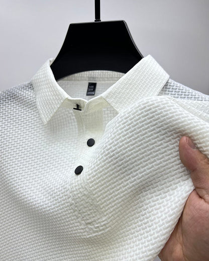 Variant image for Men's T Shirt - Premium Comfort Button Closure-19