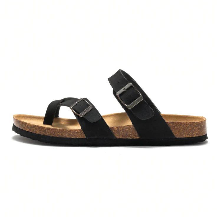Comfortable Natural Cork Flip Flops - Luxivelle