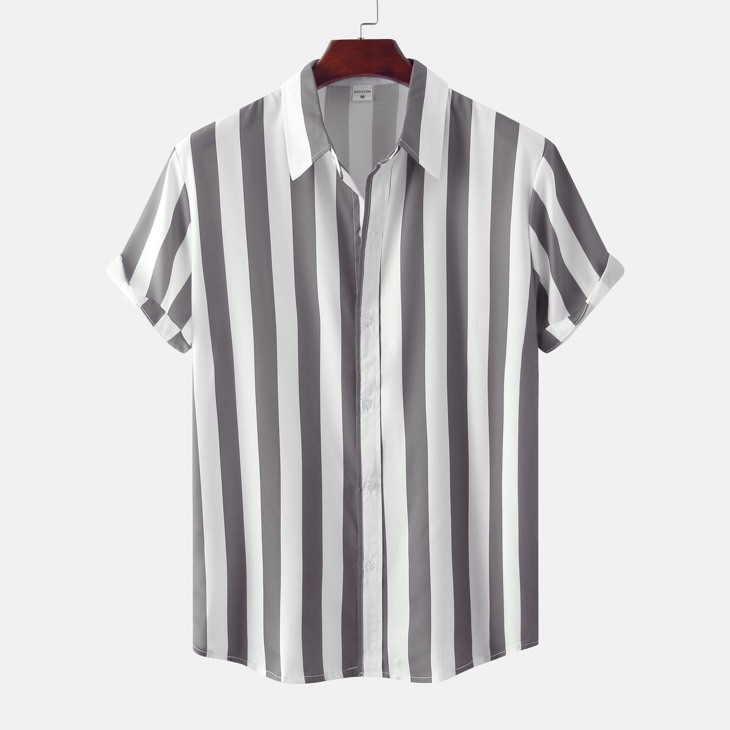 Classic Striped Men's Dress Shirt