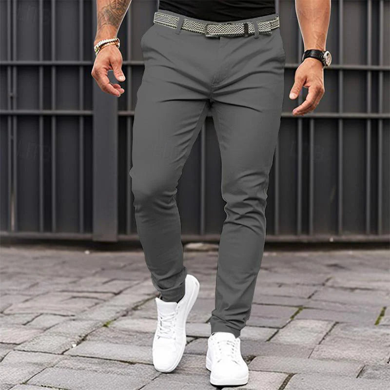 Slim Fit Mens Casual Trousers - Luxivelle