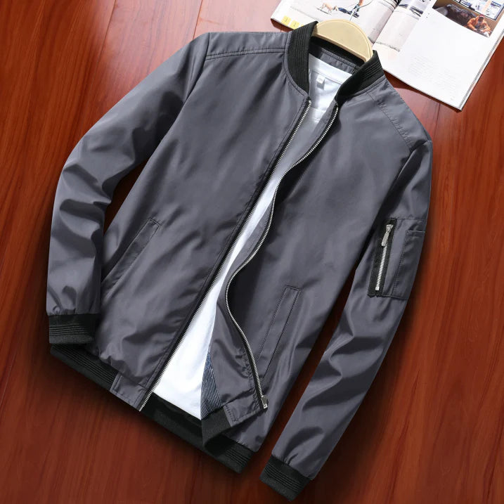 Classic Zip Front Mens Jacket