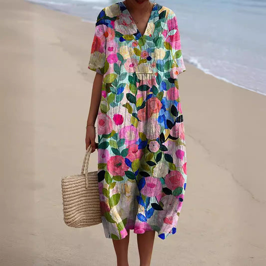 Aria | Flowered dress