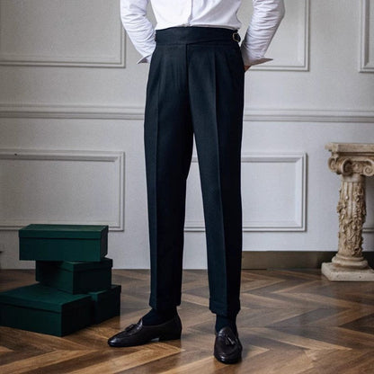 Classic Fit Straight Leg Men's Pants