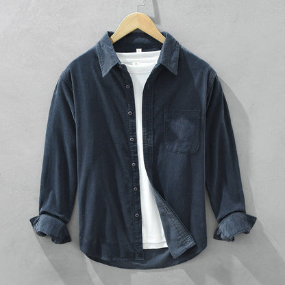 Classic Relaxed Fit Cotton Button Down Shirt