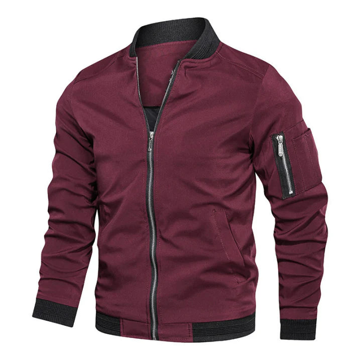 Classic Zip Front Mens Jacket