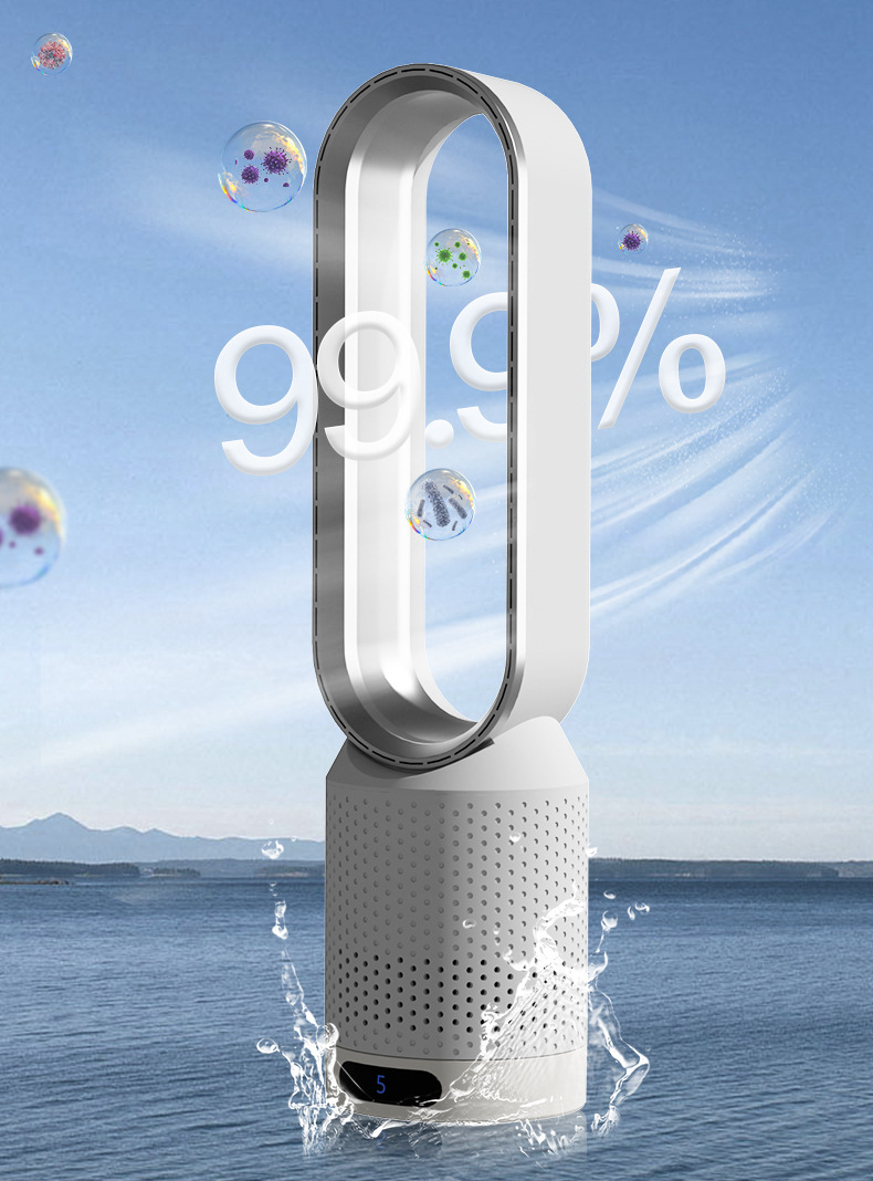 Compact 3-in-1 Air Cooler with UV Purifier and Ionizer