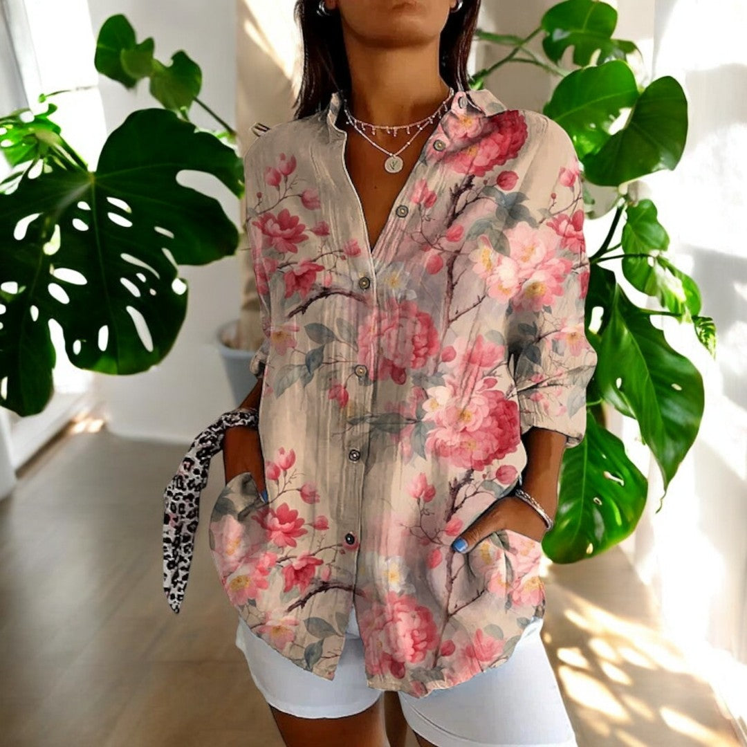 Lightweight Floral Women's Summer Casual Top