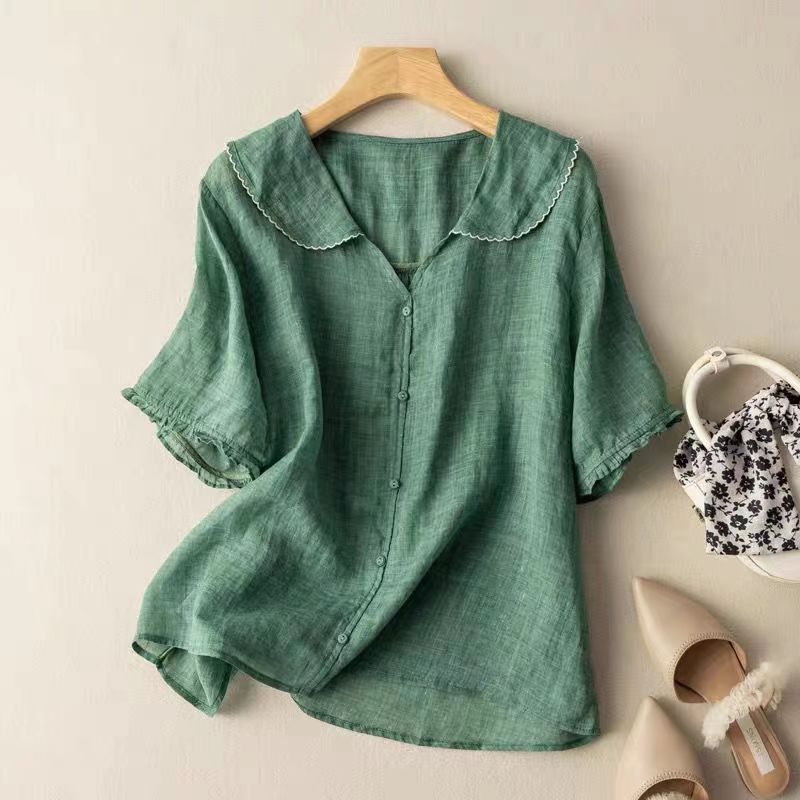Classic Womens Button Down Top - Luxivelle