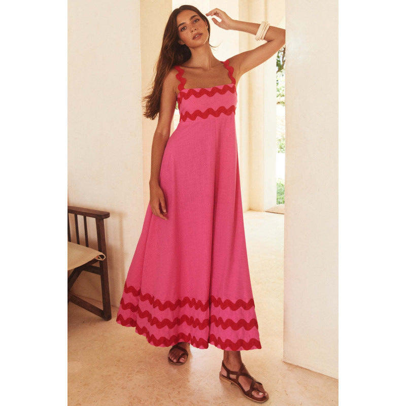 Summer Floral Tank Maxi Dress