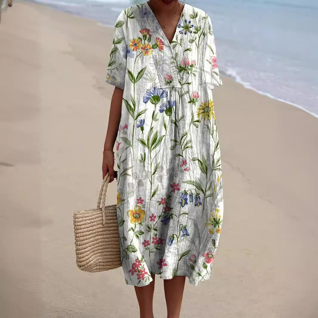 Aria | Flowered dress