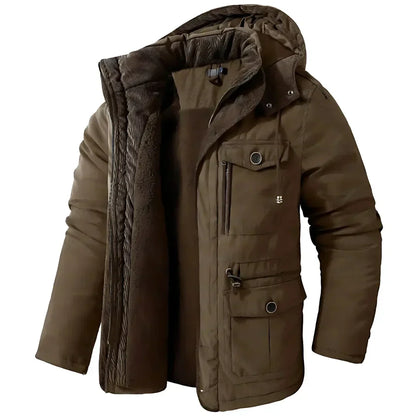 Thermal Insulated Men's Waterproof Parka Coat