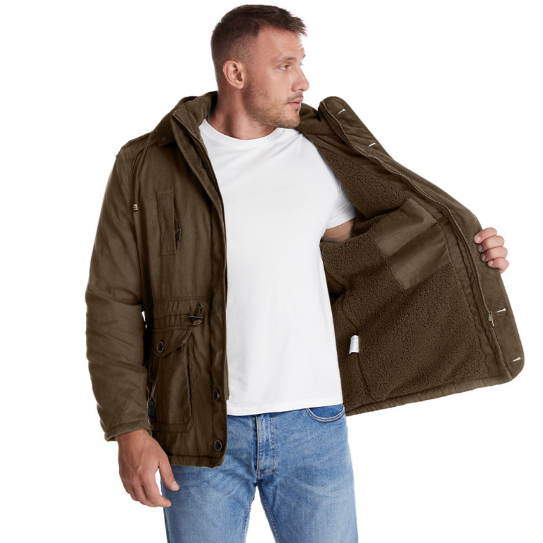 Thermal Insulated Men's Waterproof Parka Coat
