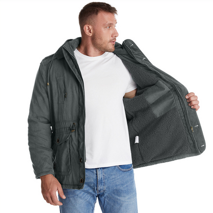 Thermal Insulated Men's Waterproof Parka Coat