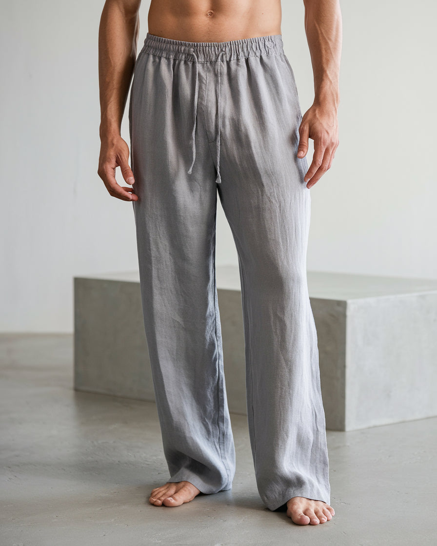 Old Money linen trousers summer pants for men 5