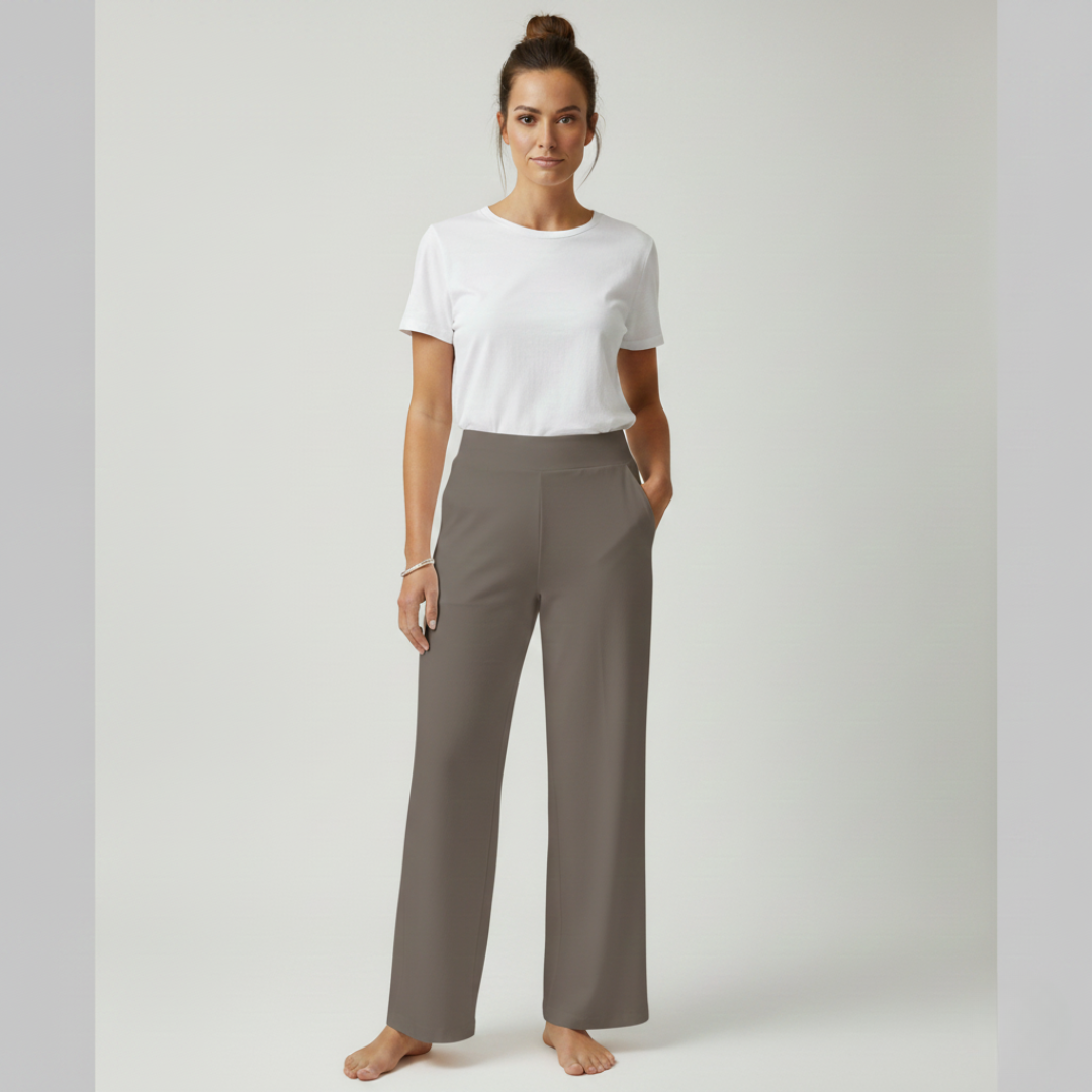 Soft Women's Elastic Waist Pants - Luxivelle
