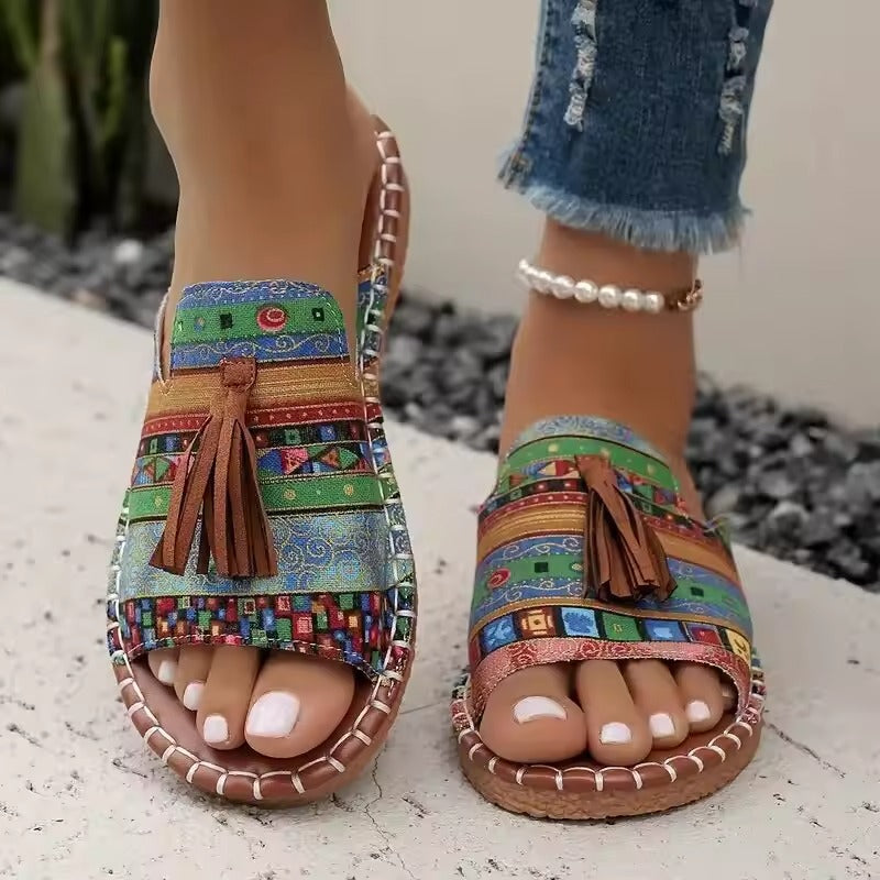 Comfy Chic Flat Sandals for Women