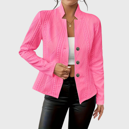 Classic Women's Blazer in Luxury Material