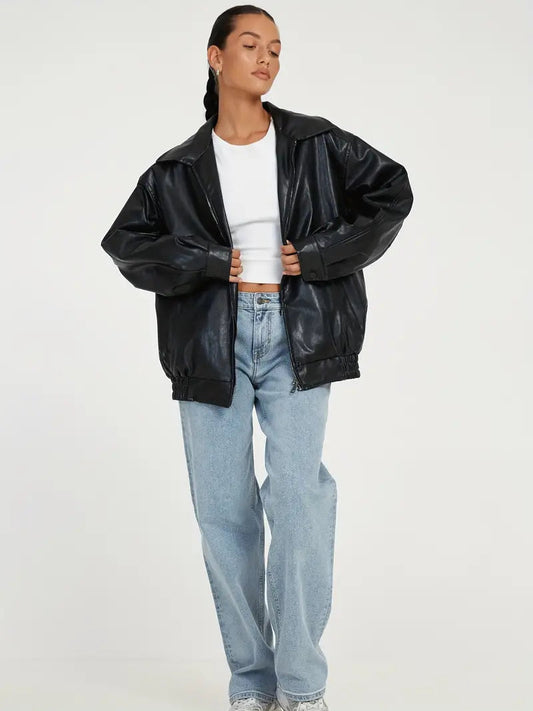 Olivia | Elegant & Versatile Design Leather Jacket 0