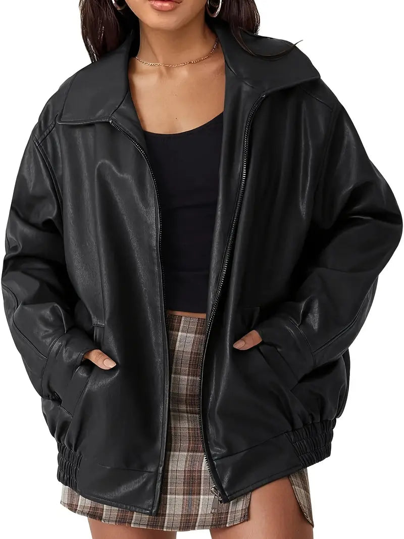 Olivia | Elegant & Versatile Design Leather Jacket 1