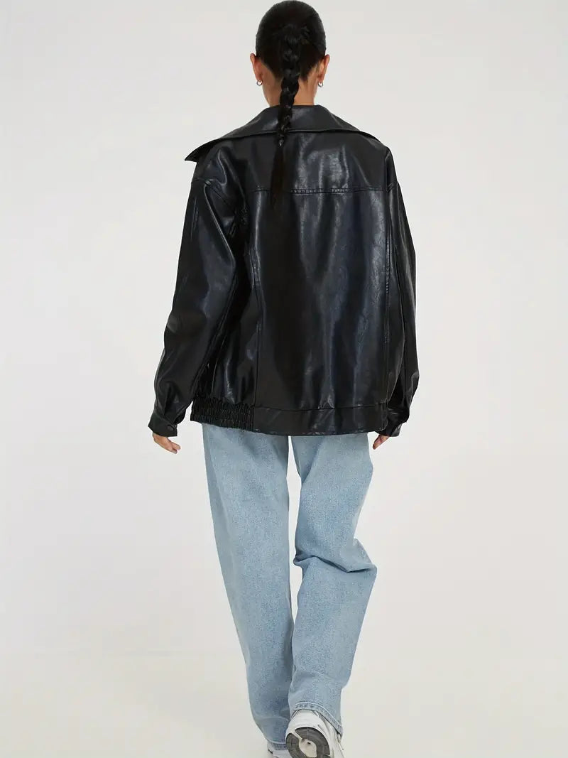Olivia | Elegant & Versatile Design Leather Jacket 2