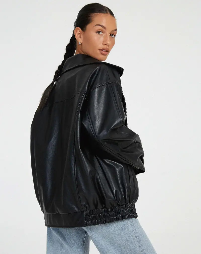 Olivia | Elegant & Versatile Design Leather Jacket 3