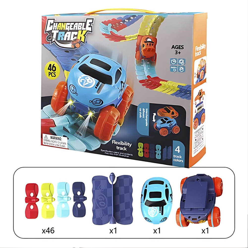 Fun Magnetic Car Racing Track Toy for Kids