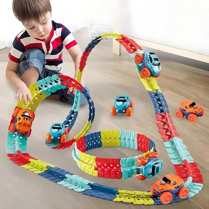 Fun Magnetic Car Racing Track Toy for Kids - Luxivelle