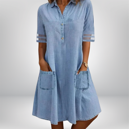 Casual Blue Summer Dress