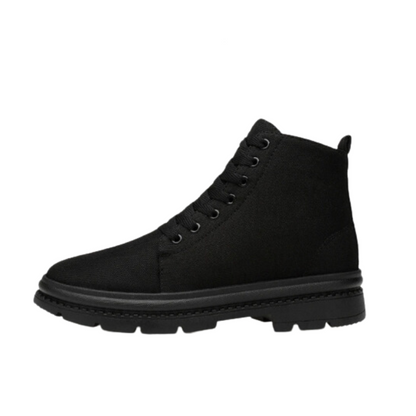 KORE | Black Ankle Boots with Invisible Height Increase 1