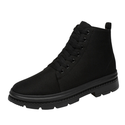 KORE | Black Ankle Boots with Invisible Height Increase 2