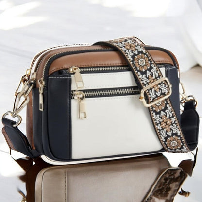 Stylish Women's Cross Body Leather Handbag Purse