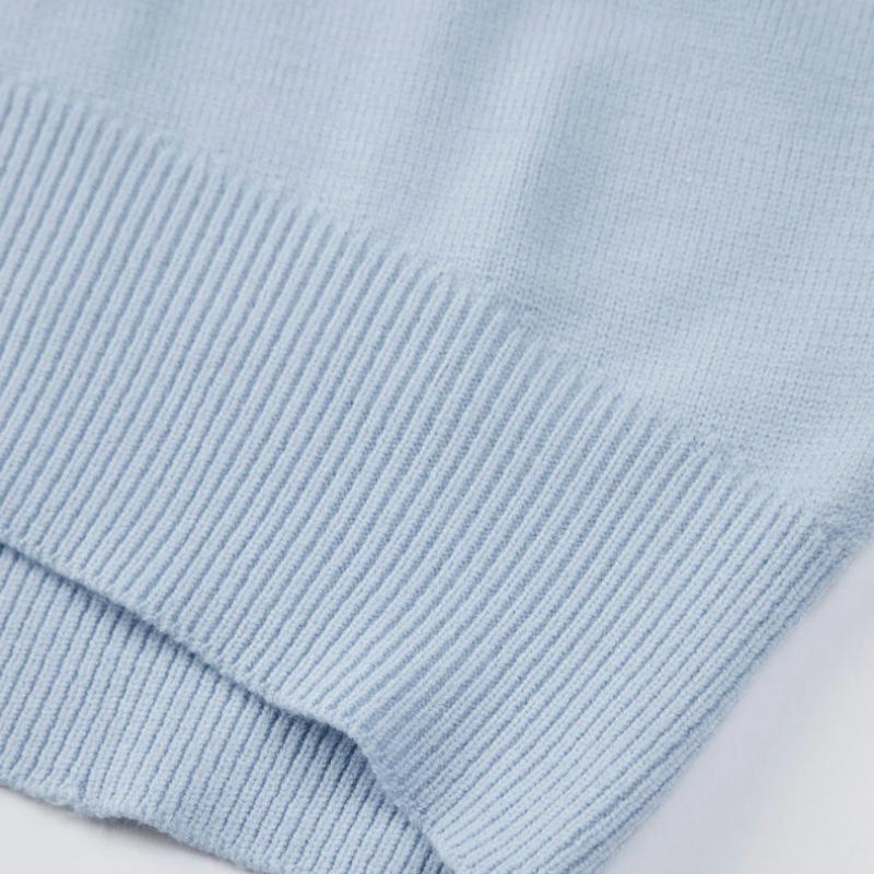 Relaxed Fit Oversized Double Layer Sweater