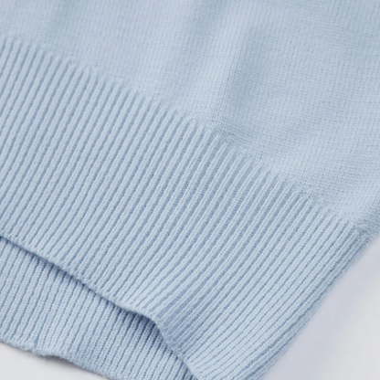 Relaxed Fit Oversized Double Layer Sweater