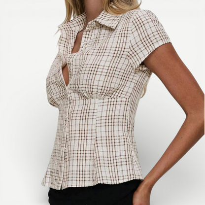 Ladies Classic Check Flannel Shirt