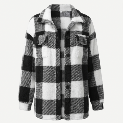 Ladies Classic Check Waterproof Coat