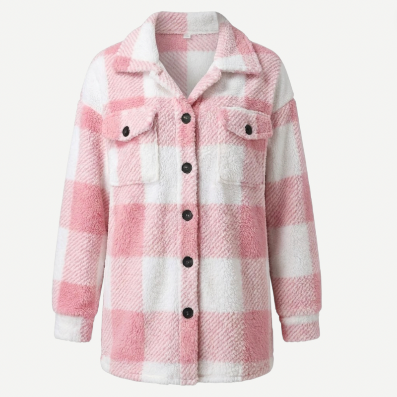 Ladies Classic Check Waterproof Coat