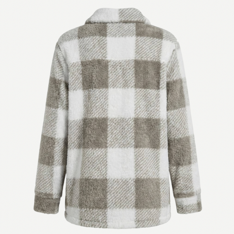 Ladies Classic Check Waterproof Coat