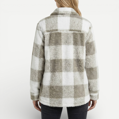 Ladies Classic Check Waterproof Coat
