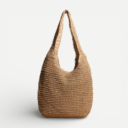 Natural Woven Tote Handbag - Luxivelle