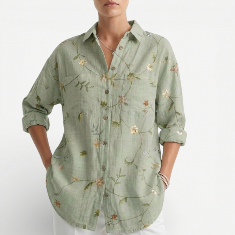 Ladies Floral Patterned Top